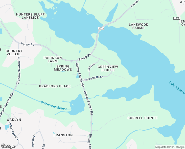 map of restaurants, bars, coffee shops, grocery stores, and more near 6937 Darcy Lane in Raleigh