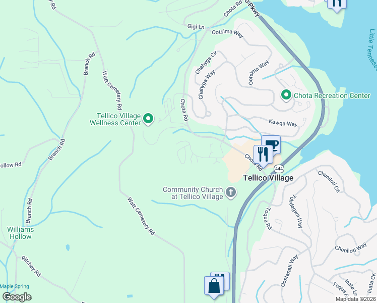 map of restaurants, bars, coffee shops, grocery stores, and more near 316 Dilegwa Way in Loudon