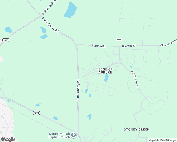 map of restaurants, bars, coffee shops, grocery stores, and more near 7509 Rock Quarry Road in Raleigh