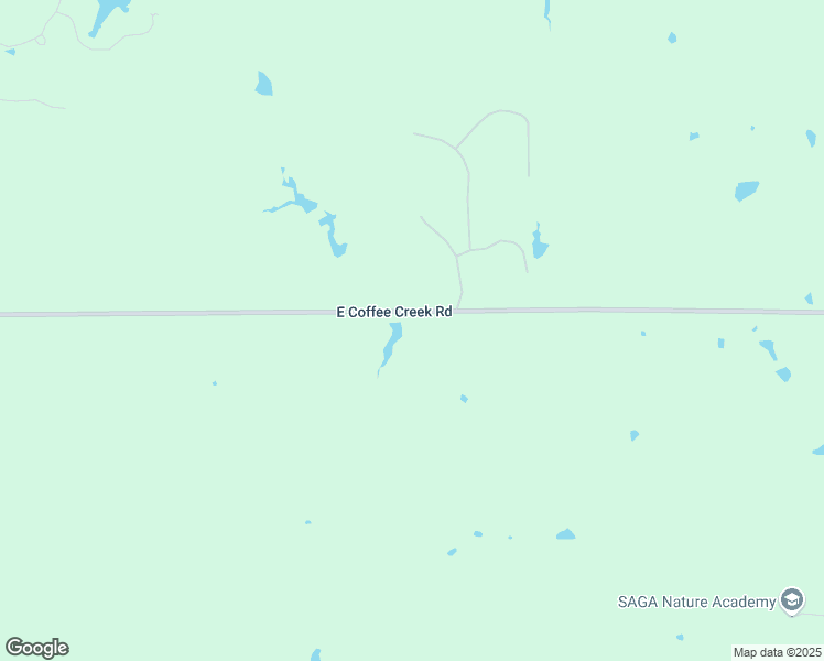 map of restaurants, bars, coffee shops, grocery stores, and more near 15000 East Coffee Creek Road in Luther