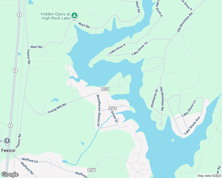map of restaurants, bars, coffee shops, grocery stores, and more near 950 Young Mill Road in Lexington