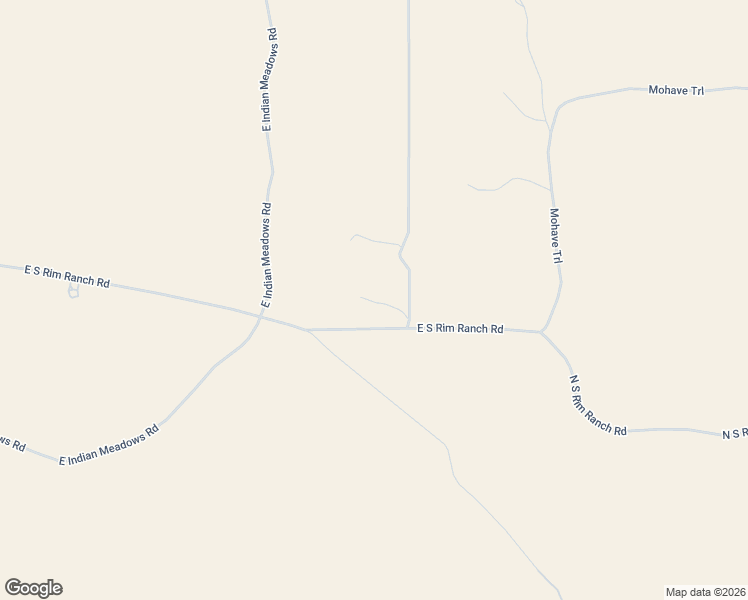 map of restaurants, bars, coffee shops, grocery stores, and more near 3888 East South Rim Ranch Road in Williams