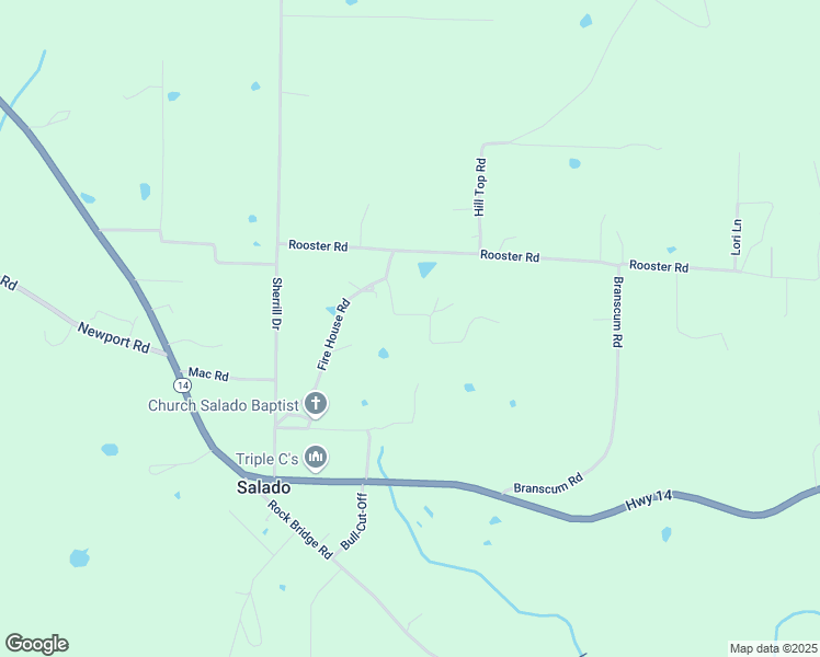 map of restaurants, bars, coffee shops, grocery stores, and more near 120 Tinkle Drive in Batesville