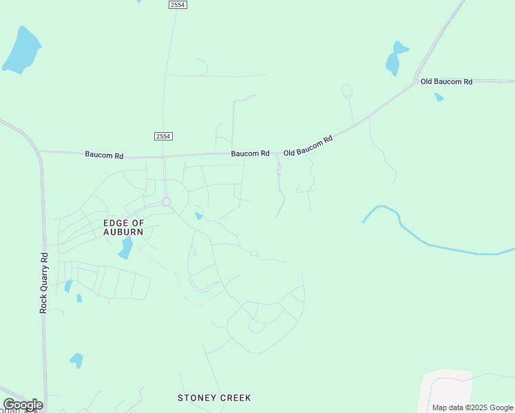 map of restaurants, bars, coffee shops, grocery stores, and more near 7628 Old Baucom Road in Raleigh