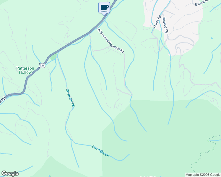 map of restaurants, bars, coffee shops, grocery stores, and more near 3252 Grouse Ridge Lane in Sevierville