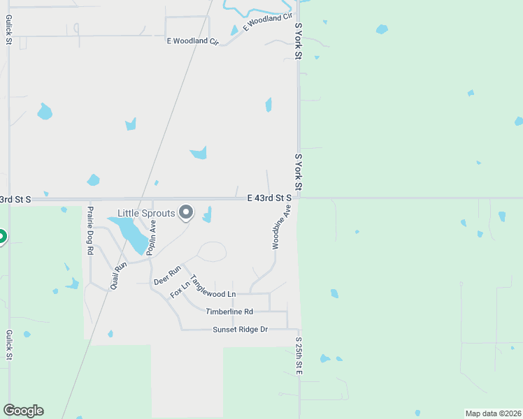 map of restaurants, bars, coffee shops, grocery stores, and more near 2400 East 43rd Street South in Muskogee