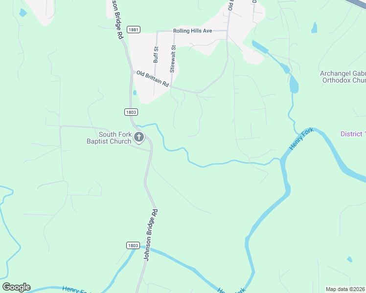 map of restaurants, bars, coffee shops, grocery stores, and more near 4246 Old Brittain Place in Hickory