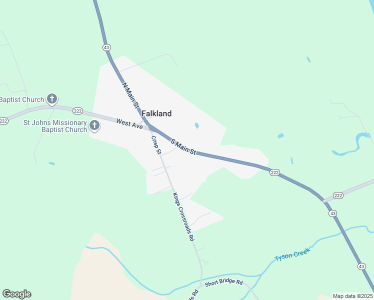map of restaurants, bars, coffee shops, grocery stores, and more near 8639 Highway 43 in Greenville