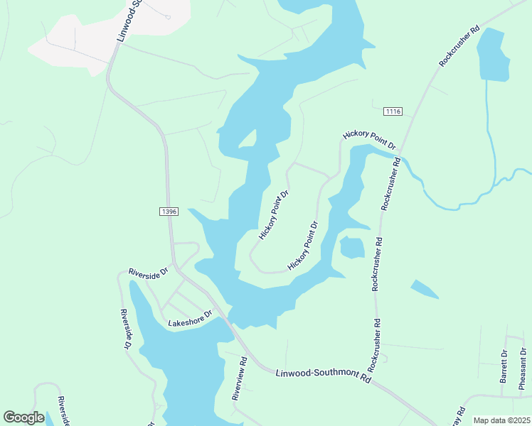 map of restaurants, bars, coffee shops, grocery stores, and more near 1267 Hickory Point Drive in Lexington