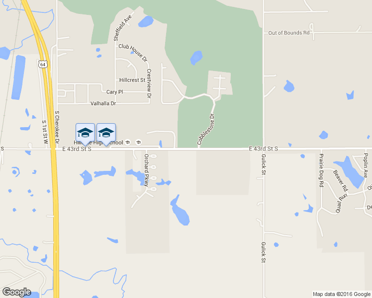 map of restaurants, bars, coffee shops, grocery stores, and more near 733 East Smith Ferry Road in Muskogee