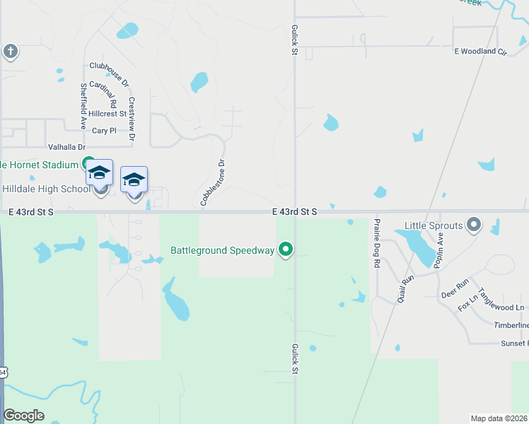 map of restaurants, bars, coffee shops, grocery stores, and more near 1066 East Smith Ferry Road in Muskogee
