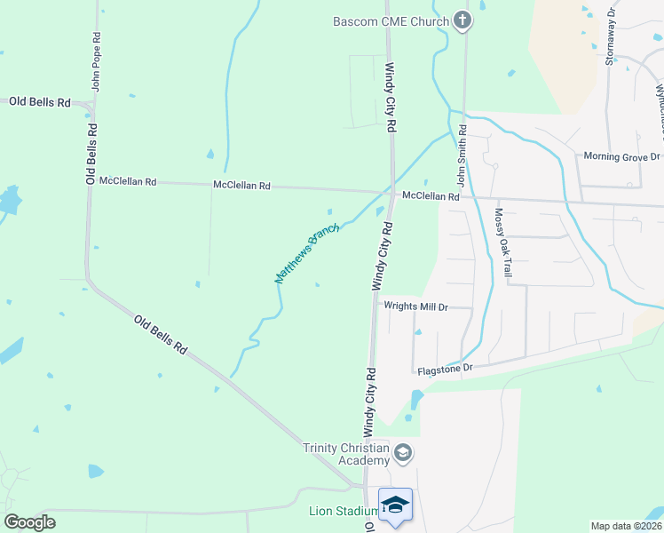 map of restaurants, bars, coffee shops, grocery stores, and more near 135 Windy City Road in Jackson
