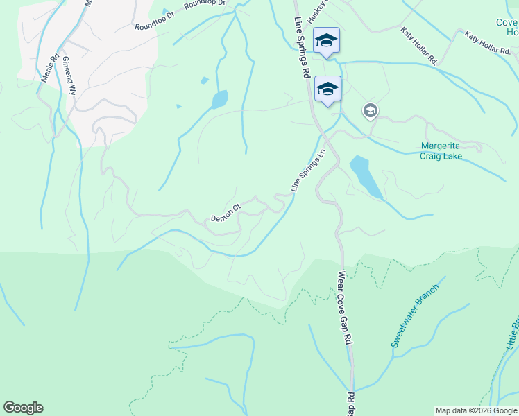 map of restaurants, bars, coffee shops, grocery stores, and more near 3868 Wonderland Lane in Sevierville