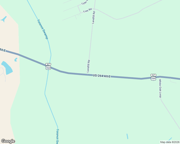 map of restaurants, bars, coffee shops, grocery stores, and more near 4103 U.S. 264 Alternate in Wilson