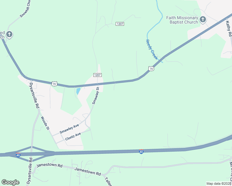 map of restaurants, bars, coffee shops, grocery stores, and more near 2211 U.S. 70 in Morganton