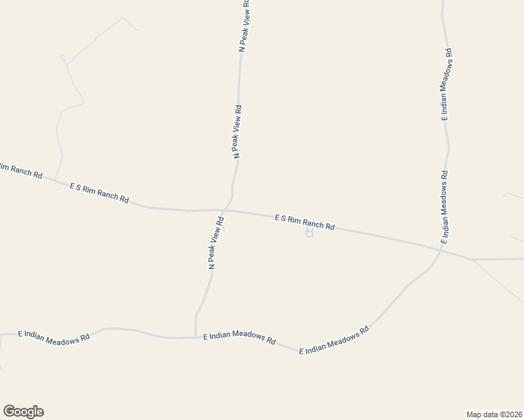 map of restaurants, bars, coffee shops, grocery stores, and more near 3029 East South Rim Ranch Road in Williams