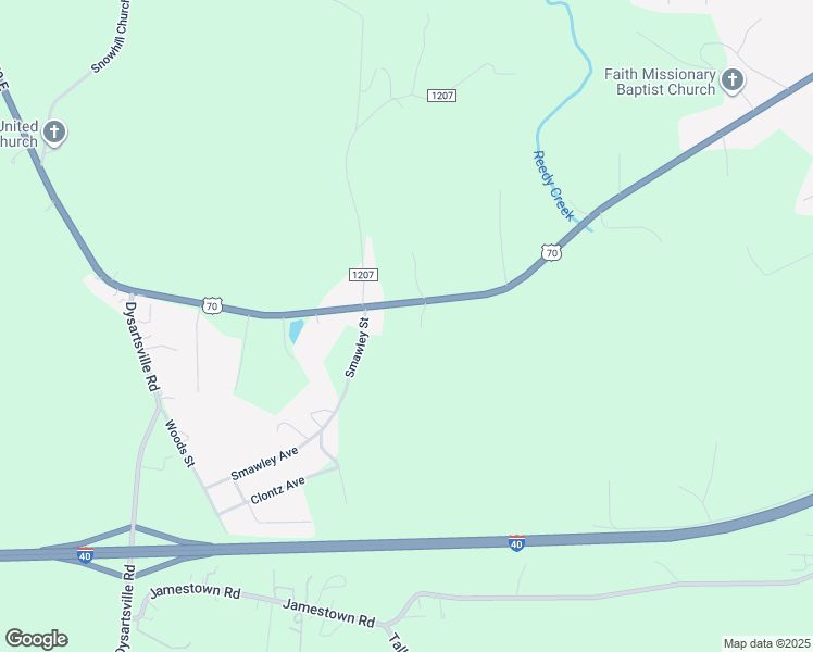 map of restaurants, bars, coffee shops, grocery stores, and more near 2211-2299 U.S. 70 in Morganton