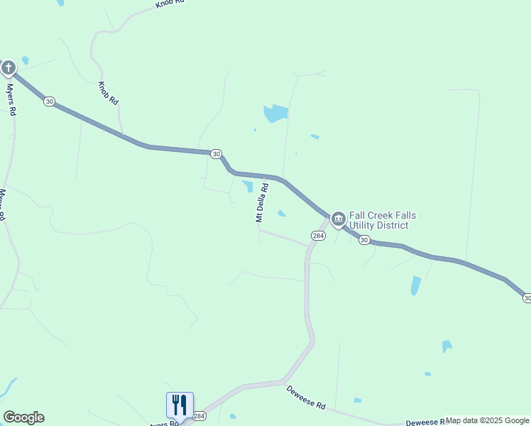 map of restaurants, bars, coffee shops, grocery stores, and more near 27036 Tennessee 30 in Pikeville