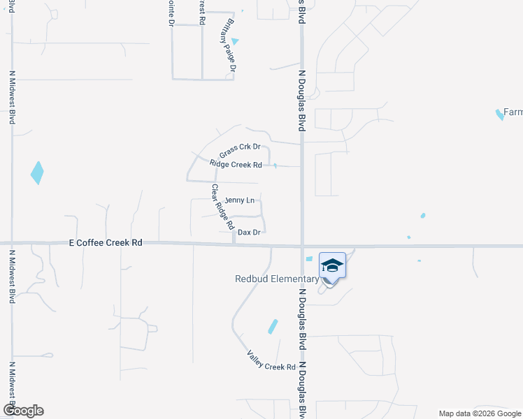 map of restaurants, bars, coffee shops, grocery stores, and more near 4324 Luke Lane in Edmond