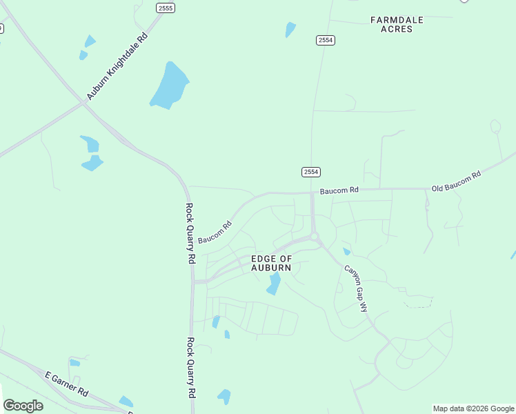 map of restaurants, bars, coffee shops, grocery stores, and more near 7550 State Road 2542 in Raleigh