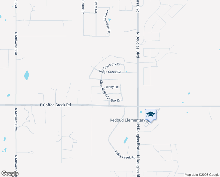 map of restaurants, bars, coffee shops, grocery stores, and more near 8209 Crew Lane in Edmond