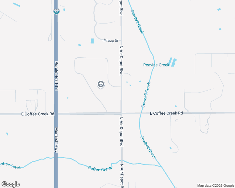 map of restaurants, bars, coffee shops, grocery stores, and more near 5600 New Canaan Road in Edmond