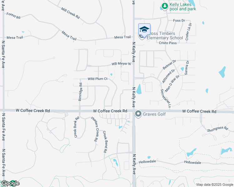 map of restaurants, bars, coffee shops, grocery stores, and more near 4212 Wild Plum Lane in Edmond