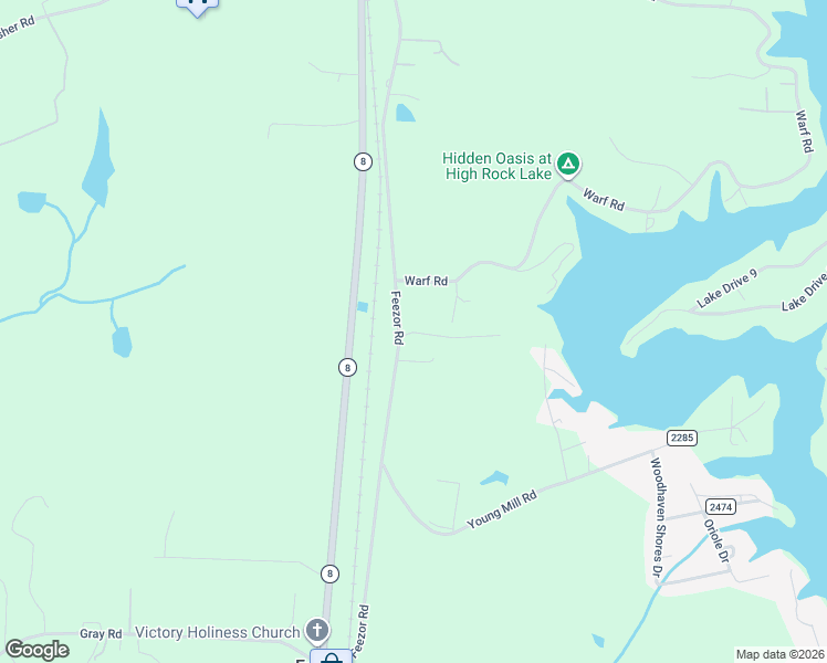 map of restaurants, bars, coffee shops, grocery stores, and more near 1275 Feezor Road in Lexington