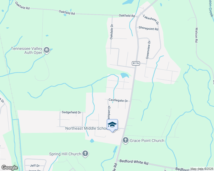 map of restaurants, bars, coffee shops, grocery stores, and more near 76 Wesley Drive in Jackson