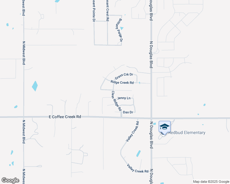 map of restaurants, bars, coffee shops, grocery stores, and more near 8116 Ridge Creek Road in Edmond