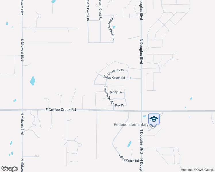 map of restaurants, bars, coffee shops, grocery stores, and more near 8116 Ridge Creek Road in Edmond