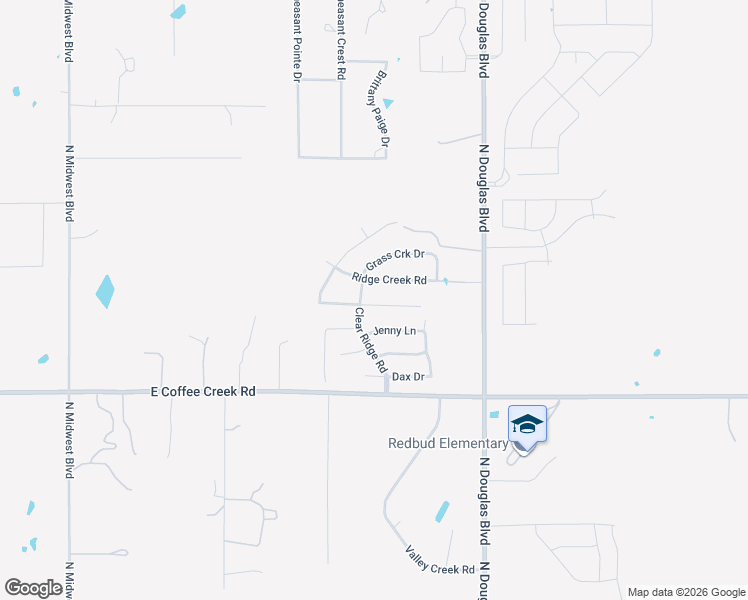 map of restaurants, bars, coffee shops, grocery stores, and more near 8116 Ridge Creek Road in Edmond