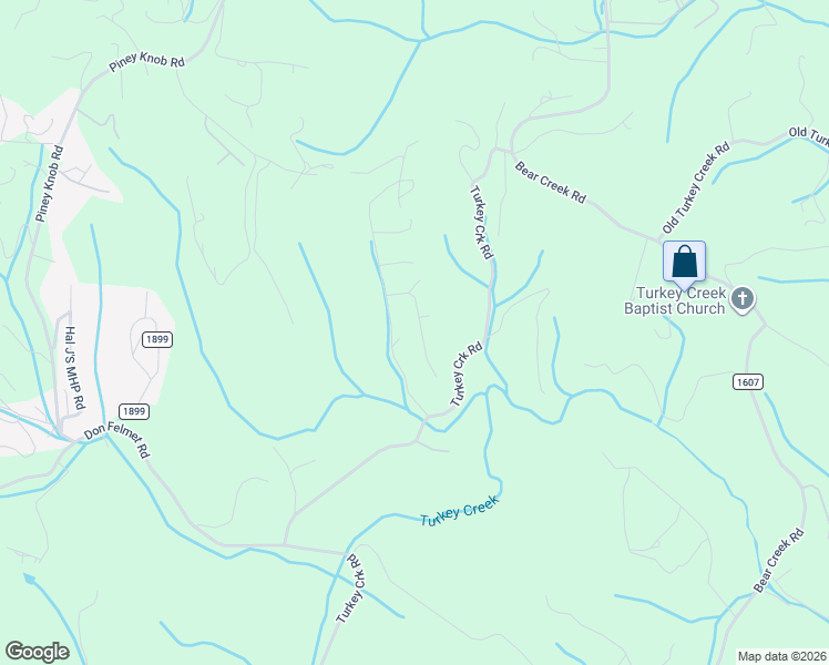 map of restaurants, bars, coffee shops, grocery stores, and more near 141 Turkey Creek Drive in Leicester