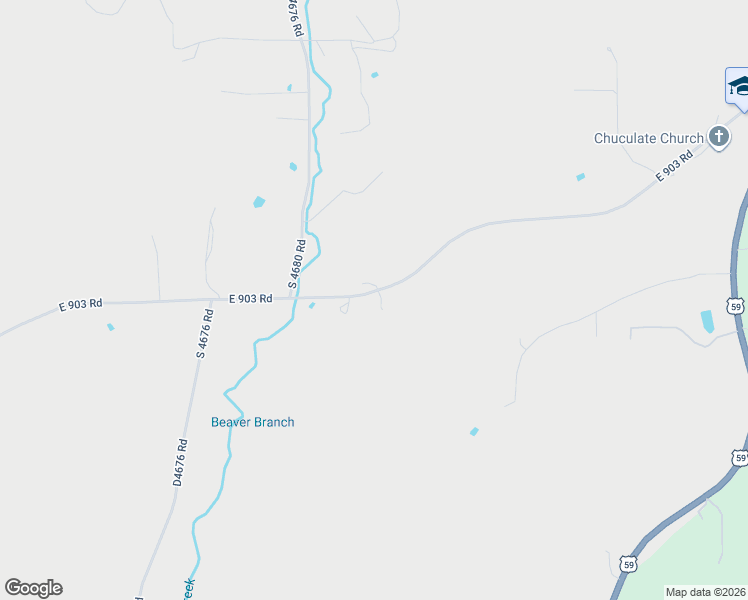 map of restaurants, bars, coffee shops, grocery stores, and more near 468110 East 903 Road in Sallisaw