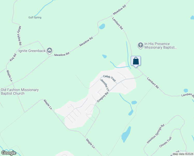 map of restaurants, bars, coffee shops, grocery stores, and more near 1504 Caleb Trail in Greenback