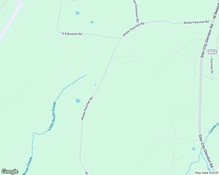 map of restaurants, bars, coffee shops, grocery stores, and more near 1215 Wade Paschal Road in Siler City