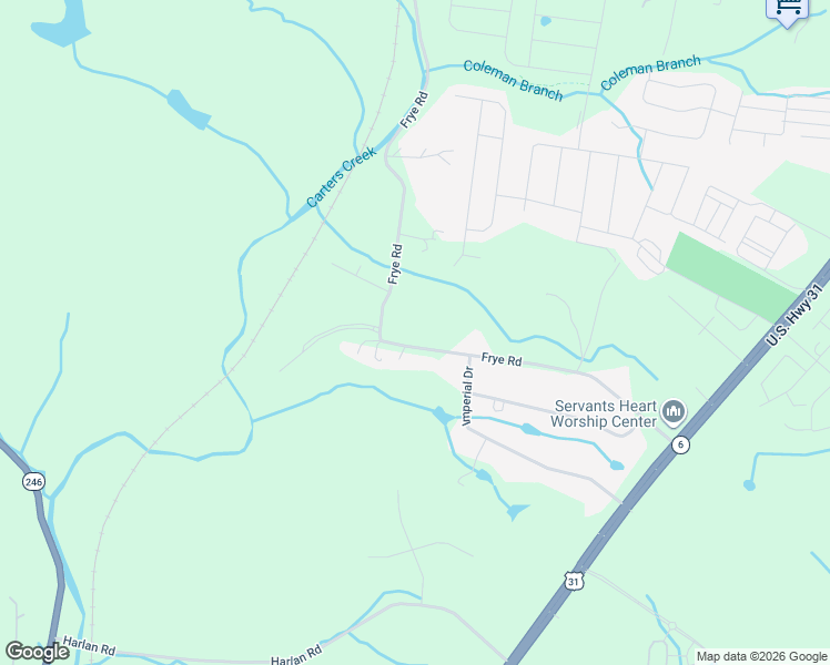 map of restaurants, bars, coffee shops, grocery stores, and more near 1519 Frye Road in Columbia