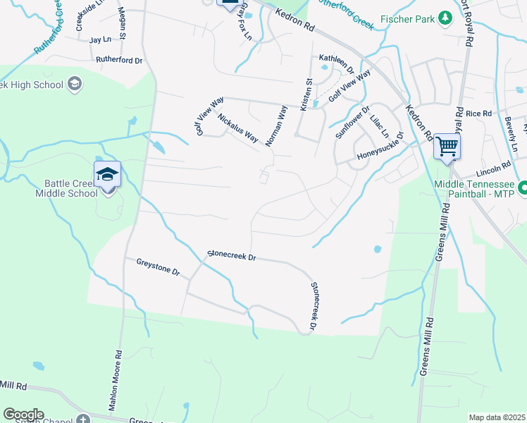 map of restaurants, bars, coffee shops, grocery stores, and more near 1428 Marigold Drive in Spring Hill