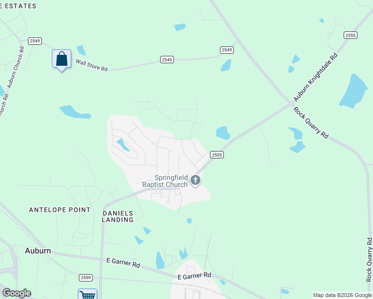 map of restaurants, bars, coffee shops, grocery stores, and more near 178 (Magenta Rose Drive in Raleigh