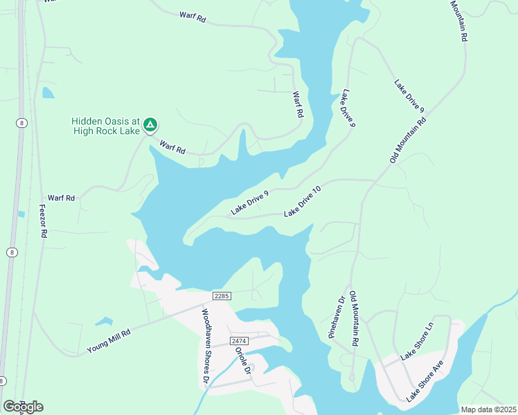 map of restaurants, bars, coffee shops, grocery stores, and more near 530 Lake Drive 10 in Lexington