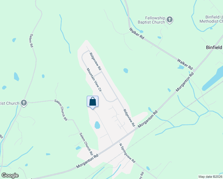 map of restaurants, bars, coffee shops, grocery stores, and more near 1014 Ridgeview Road in Maryville