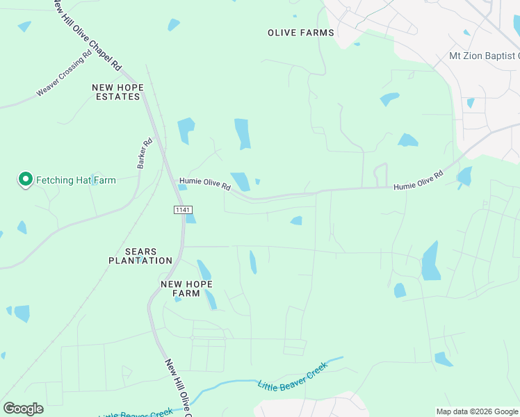map of restaurants, bars, coffee shops, grocery stores, and more near 8633 Humie Olive Road in Apex