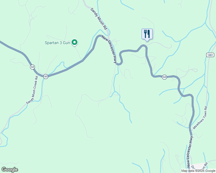 map of restaurants, bars, coffee shops, grocery stores, and more near 49 Davis Cove Road in Leicester