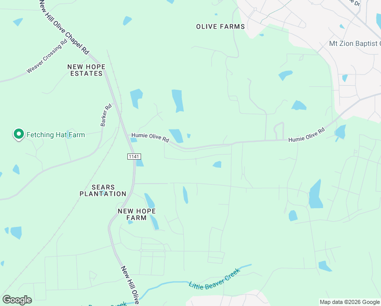 map of restaurants, bars, coffee shops, grocery stores, and more near 8633 Humie Olive Road in Apex