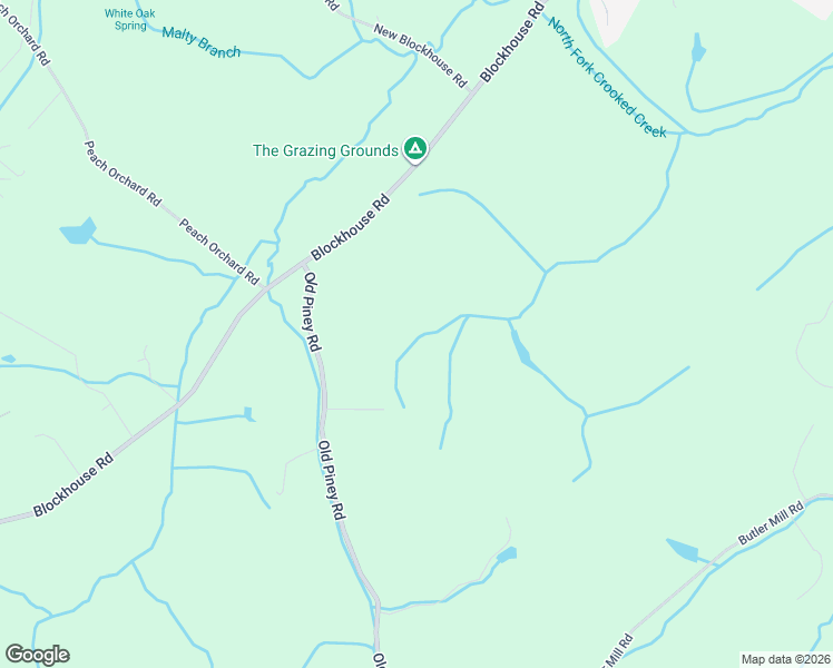 map of restaurants, bars, coffee shops, grocery stores, and more near 530 Blockhouse Road in Maryville