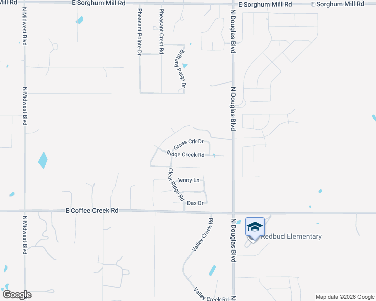 map of restaurants, bars, coffee shops, grocery stores, and more near 8133 Ridge Creek Road in Edmond
