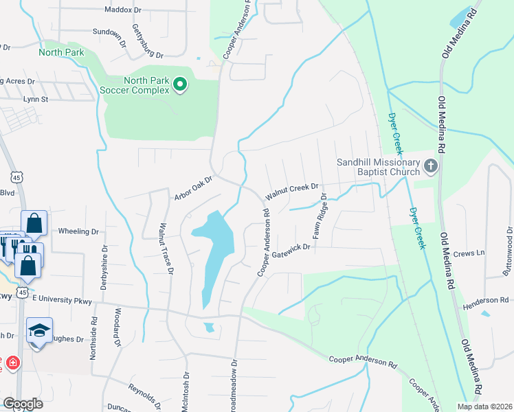 map of restaurants, bars, coffee shops, grocery stores, and more near 14 Lake Breeze Drive in Jackson