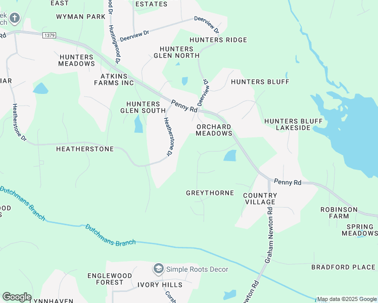 map of restaurants, bars, coffee shops, grocery stores, and more near 3505 Gadwell Court in Raleigh