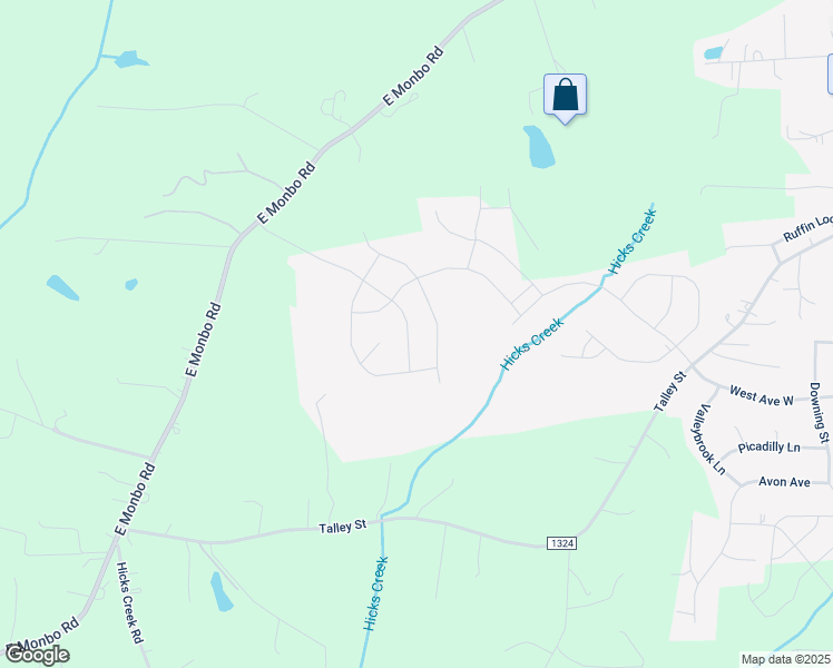 map of restaurants, bars, coffee shops, grocery stores, and more near 143 Forkcreek Road in Troutman