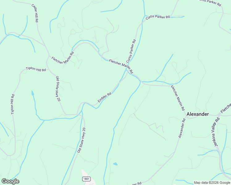 map of restaurants, bars, coffee shops, grocery stores, and more near 50 Embler Road in Alexander